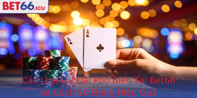 Các Loại Ưu Đãi Phổ Biến Tại Bet66 Và Cách Sử Dụng Hiệu Quả